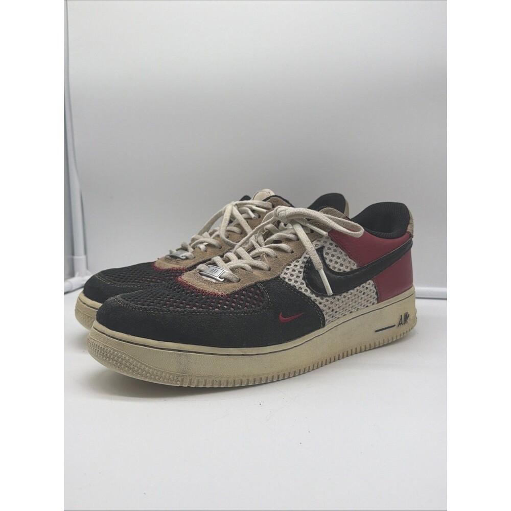 Nike Air Force 1 '07 LV8 Alter & Reveal Black Red Men's Size 10 1DO6110-100